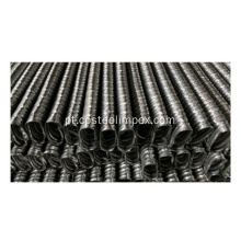 Tubo de corrugado plano de metal